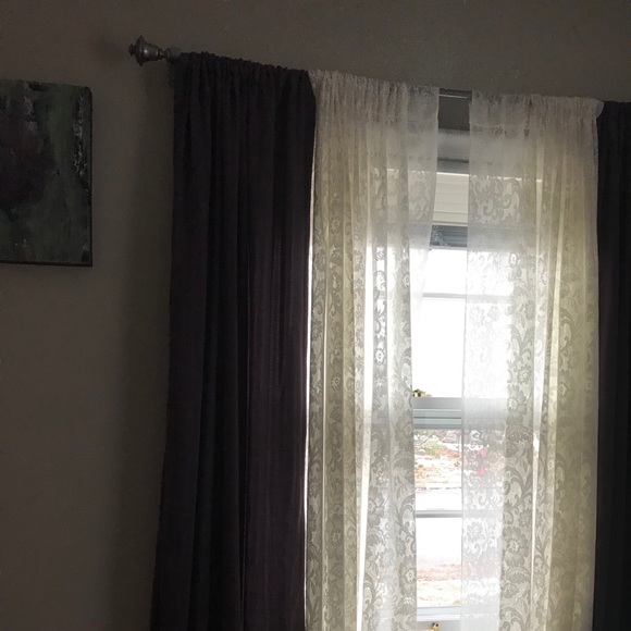 — #2 Deep Purple Pretty Curtains Set 🍆 - Picture 5 of 8